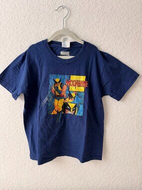 Marvel X-Men Wolverine Graphic T-Shirt | Comic Portrait Superhero Tee